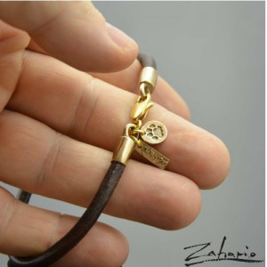 Bransoletka Kocia Łapka Brąz Zahario