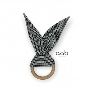 Szeleszczące Uszy - Zigzak czarny (424245)