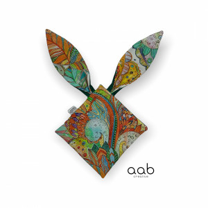 Szmatka sensoryczna z uszkami Akwarela (424249)