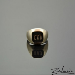 Pierścień "M" Brąz Zahario