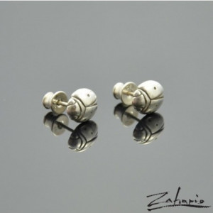 Kolczyki Biedronki Srebro Zahario