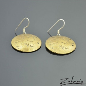 Kolczyki Okrągłe Destroy Brąz Zahario