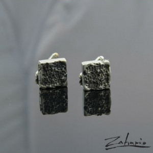 Spinki do Mankietów Srebro Zahario