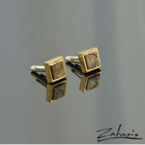 Spinki do Mankietów Brąz Zahario