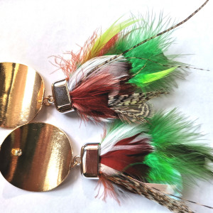 Kolczyki kolorowe boho