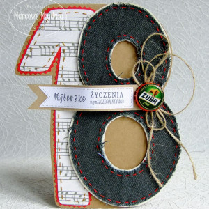 Kartka na osiemnastkę, urodzinowa kartka męska