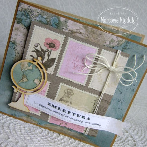 Kartka gratulacyjna z okazji przejścia na emeryturę