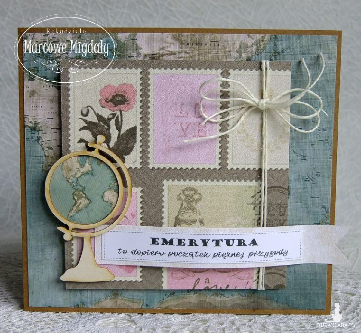 Kartka gratulacyjna z okazji przejścia na emeryturę