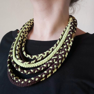 Naszyjnik ECOetnica etniczny masajka zamotka 067