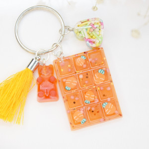 Brelok Czekolada - marchewkowa