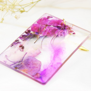 Duży kobiecy brelok - fiolet