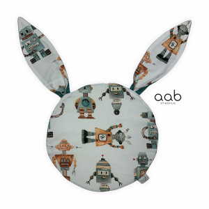 Płaska poduszka dla niemowlaka z uszkami (424275)