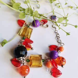 Bransoletka uniwersalna boho kolorowa