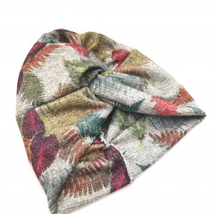 Turban wiosenny kolorowy etno