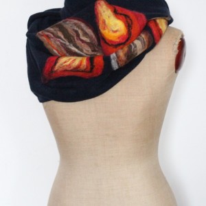 komin handmade filcowany, zdejmij szpile załóż glanly