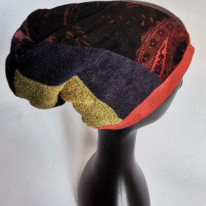 Czapka patchworkowa wiosenna