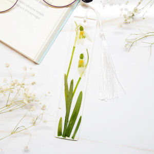 Zakładka do książki - przebiśniegi