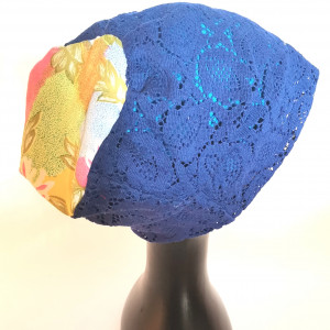 Czapka koronkowa wiosenna uniwersalna
