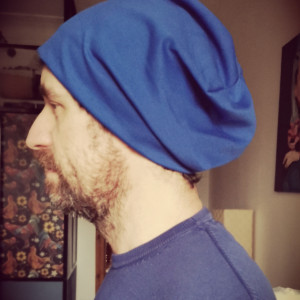 Czapka smerfetka unisex blue