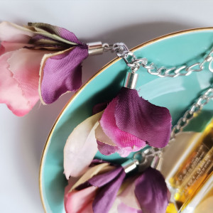 Kolczyki kwiaty kolorowe lekkie