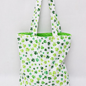 Torba na zakupy Shopperka eko torba, siatka na zakupy, torba zakupowa szoperka koniczyna