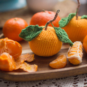 Szydełkowa mandarynka