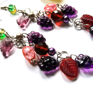 Kolczyki owocowe dlugie