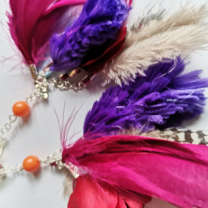 Klipsy lekkie pióra polecam