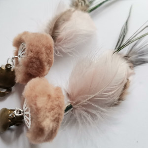 Klipsy orient pióra polecam