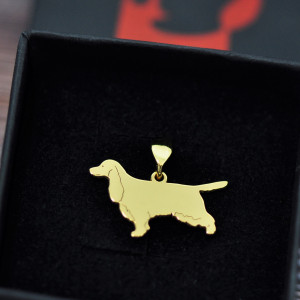 Spaniel - wisiorek, srebro 925