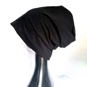 Czapka czarna damska smerfetka one size