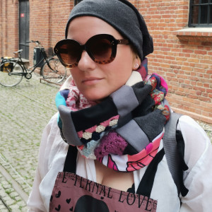 Komin patchworkowy  kolorowy