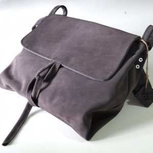 Surowa BARONOWA Szara Zamszowa