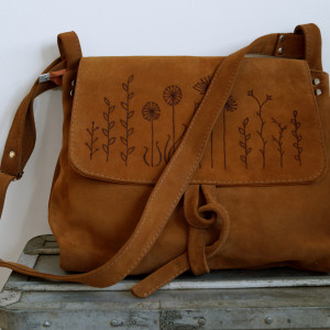 Surowa BARONOWA Ruda Skóra Zamszowa ŁĄKA