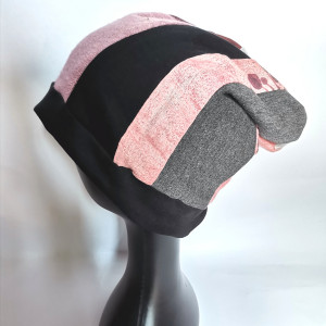 Czapka codzienna uniwersalna patchworkowa