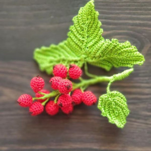 Szydełkowa czerwona porzeczka