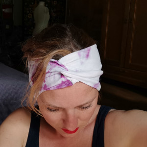 Opaska turbanowa  na podszewce