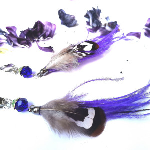 Klipsy długie etno boho długie