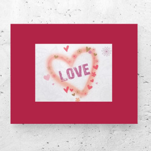 serduszko plakat A4, plakat z serduszkiem, serce plakat na ścianę, love plakat do domu, serce plakat do sypialni, plakat do kuchni, obrazek z serduszkiem