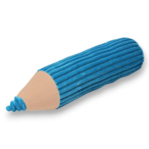 Kredka minky, poduszka dla dziecka, zagłówek dla dziecka, miękka kredka, duża kredka morska