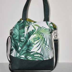 Torba hobo XXL - print dżungla
