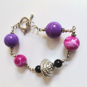 Bransoletka uniwersalna koralikowa