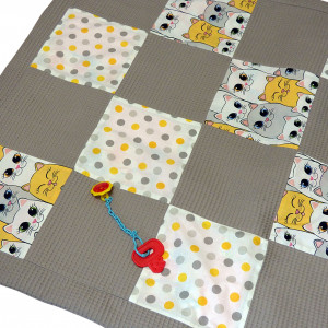 Kocyk, mata, kołderka 100x100 dla malucha - haftowane imię grtis