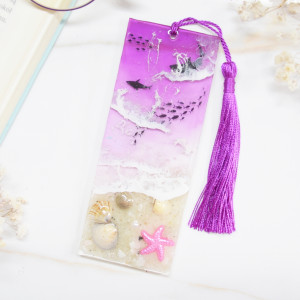 Zakładka do książki - chabrowy ocean