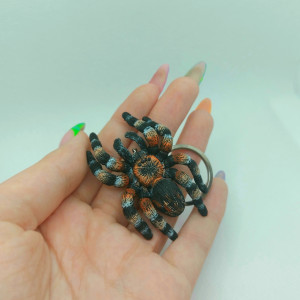 Brelok pająk ptasznik czerwonokolanowy