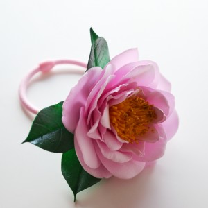 Gumka do włosów- Tea rose