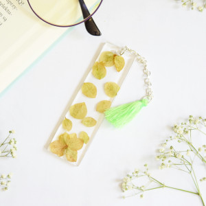 Kompaktowa zakładka - zielona hortensja