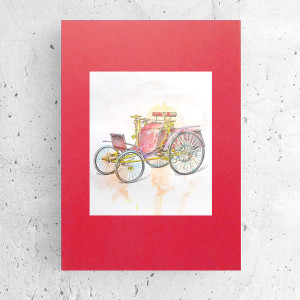 vintage plakat do domu, automobil obrazek A3, plakat z retro samochodem, obrazek z retro autem, retro plakat A3, retro grafika na ścianę, 30x40 plakat z samochodem, plakat z automobilem