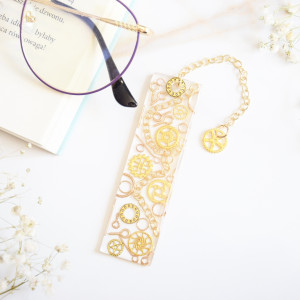 Kompaktowa zakładka - mechanika złoto