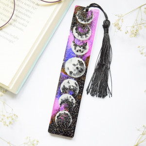 Zakładka do książki - fazy księżyca